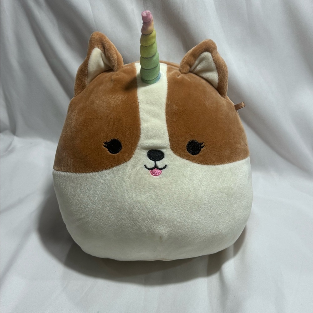 SQUISHMALLOWS 8 INCH MARCELINE THE CORGICORN‎ PLUSH STUFFED ANIMAL